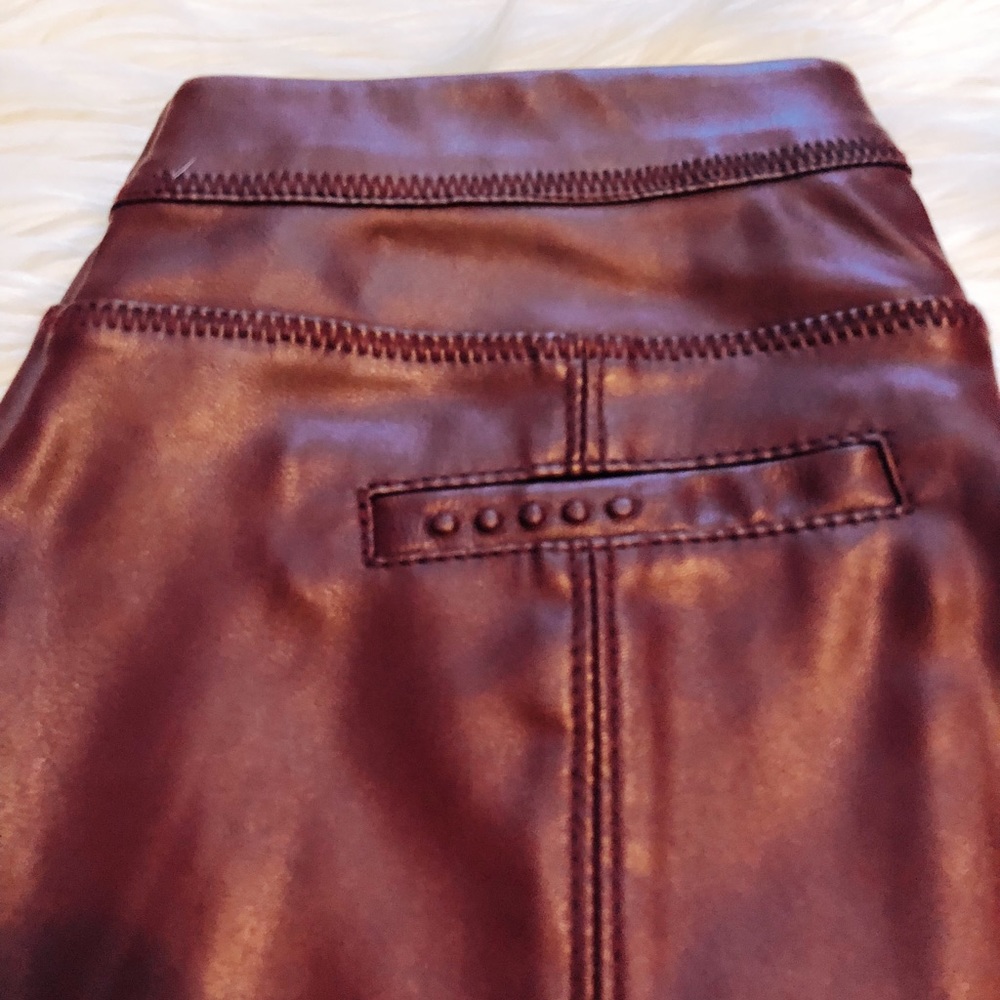 Free People Vegan Leather Pants - Picture 6 of 7